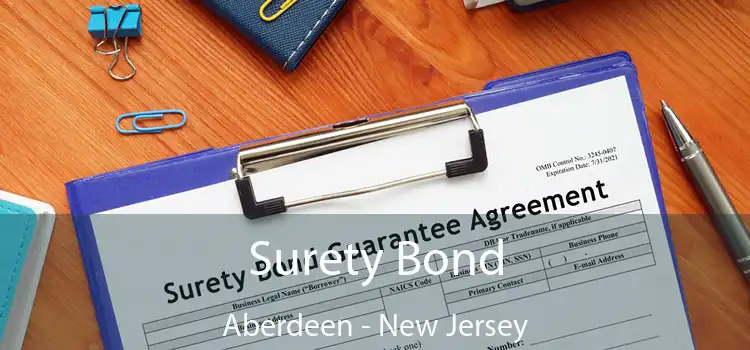 Surety Bond Aberdeen - New Jersey