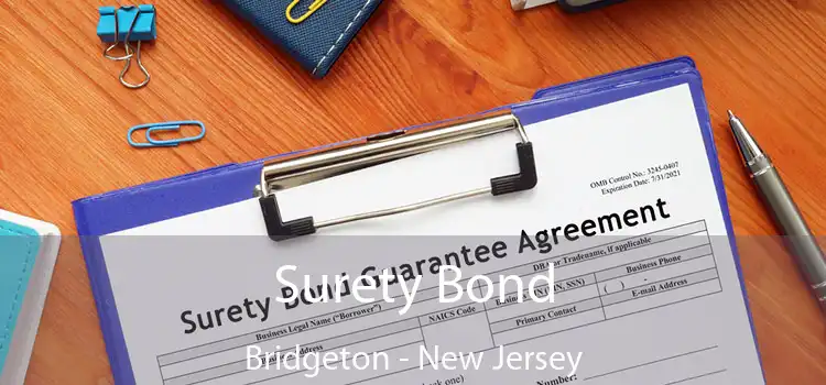 Surety Bond Bridgeton - New Jersey