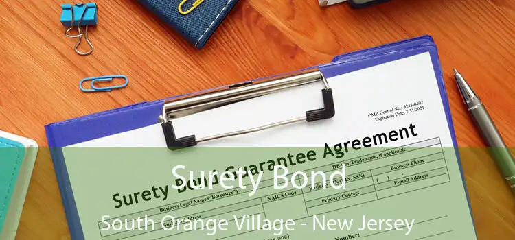 Surety Bond South Orange Village - New Jersey